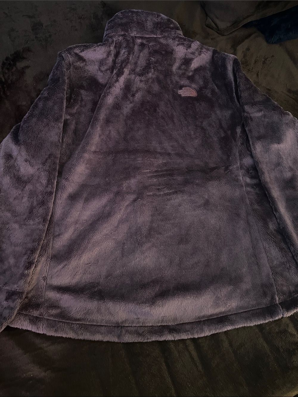 🆕 NWT The North Face Plush Full-Zip Teddy Jacket - Midnight Mauve Size XXL - Picture 8 of 12